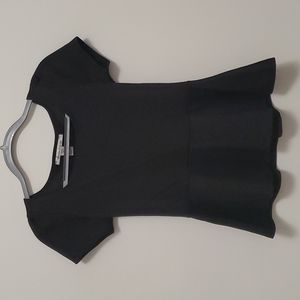 Black Peplum Top